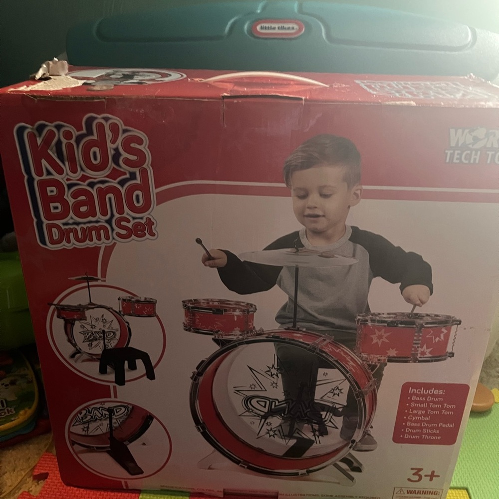 Kid's Band Drum Set - Red